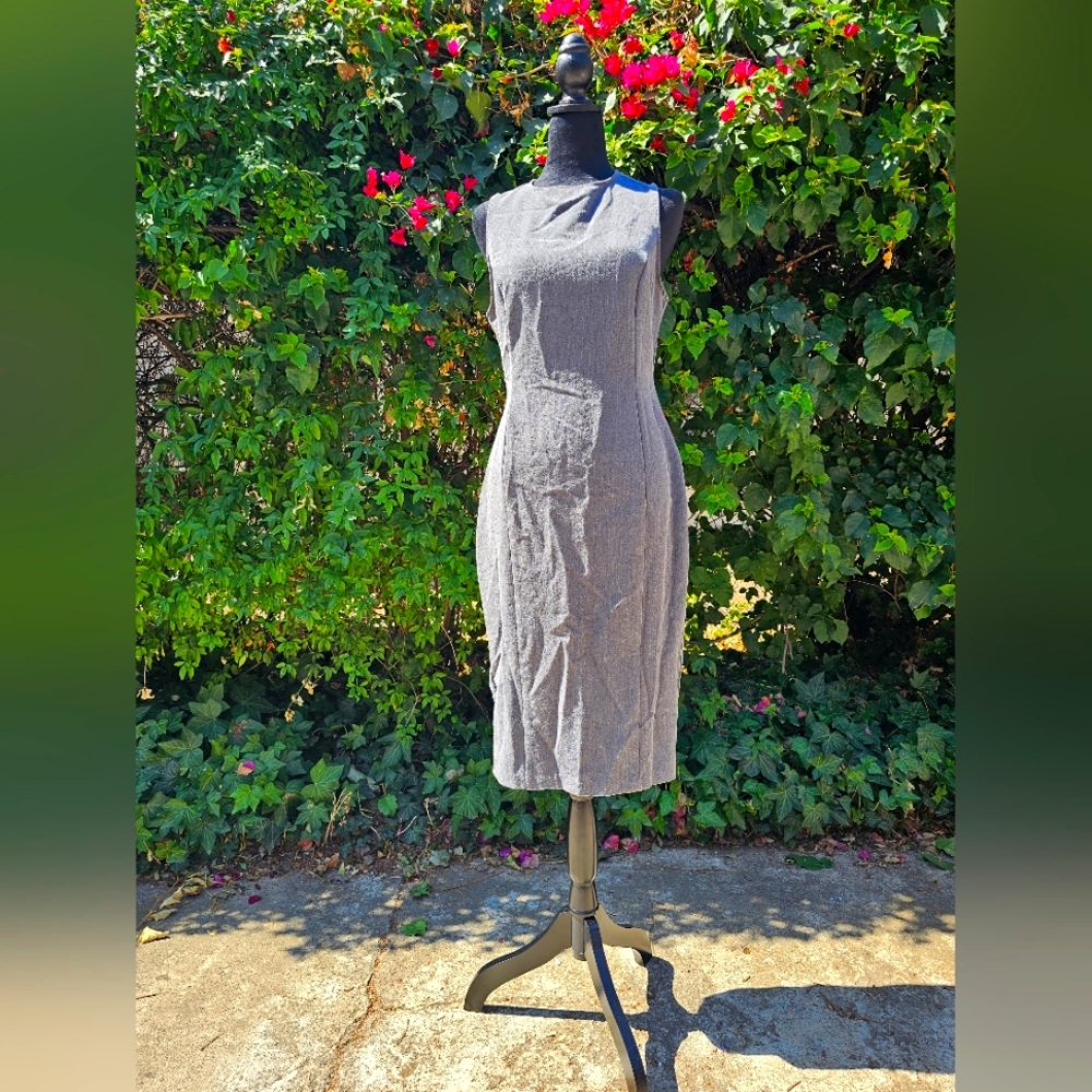 Windsor Knee Length Dress Grey